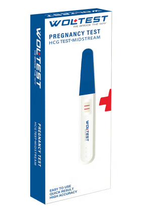 Woltest Rapid HCG Midstream Pregnancy Test Kit, Pack of 1’s
