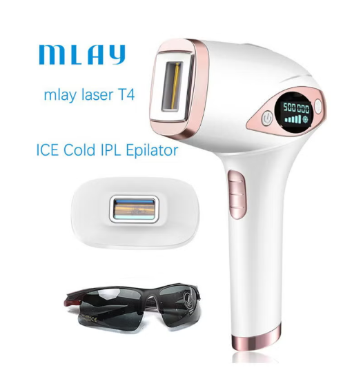T4 Ice Compress Laser Hair Removal Device Melsya Pink
