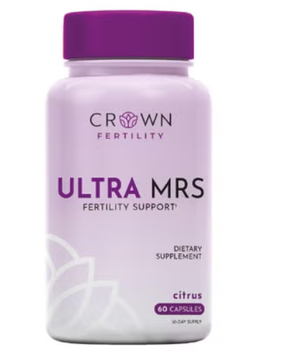 Crown Fertility Ultra MRS Fertility Support Capsules For Women, Pack of 60's