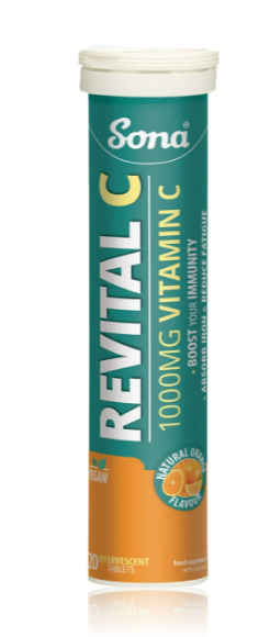 Sona Revital C 1000 mg Effervescent – 20 Tablets