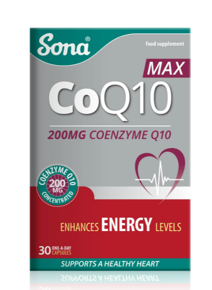 Sona CoQ10 Max 200 mg – 30 Capsules