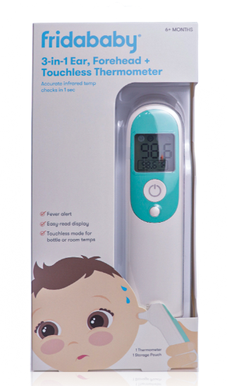Frida Baby 3 In 1 Ear Forehead Touchless Infr Thermometer