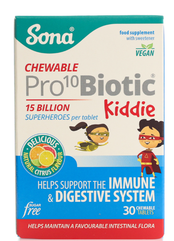 Sona Pro10 Biotic Kiddie Chewable Tablets