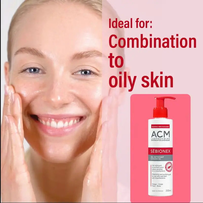 ACM Sebionex Cleansing Gel For Oily And Acne-Prone Skin 200ml ACM