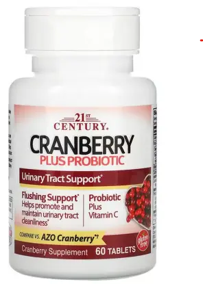 21st Century Cranberry Plus Probiotics 60 Tablets 21st Century