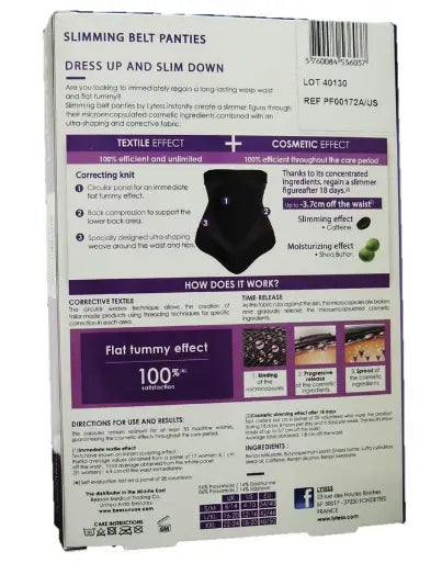 Lytess Corrective Slimming Belt Panties Black L/XL Lytess