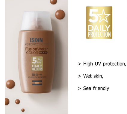 Isdin Fotoprotector SPF 50 Fusion Water Color Bronze Tinted 50 mL