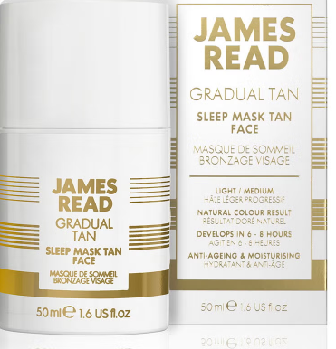 James Read Gradual Sleep Mask Tan For Overnight Face Self Tanning Gel 50ml