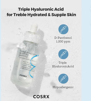 Cosrx Hydrium Triple Hyaluronic Moisture Ampoule 40ml