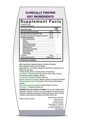 Nature's Answer Nutra Trim Max Vegetarian Capsules For Weight Management, Pack of 180’s