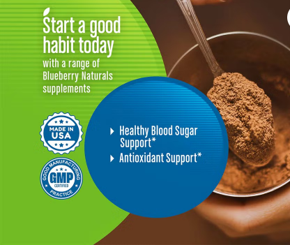Blueberry Naturals Cinnamon Extract 250mg Vegetarian Capsules For Healthy Blood Sugar Support, Pack of 60's