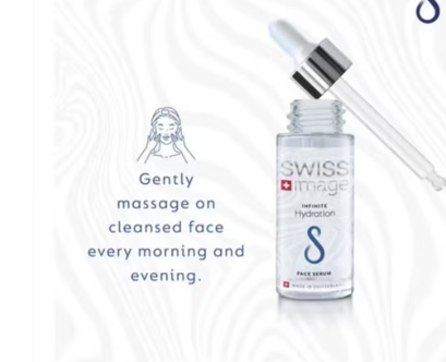 Swiss Image Infinite Hydration Moisturizing & Softening Face Serum 30ml With Free Travel Pouch