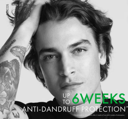 Vichy Dercos Anti-Dandruff Shampoo With Selenium DS And Salicylic Acid For Itchy Scalp And Normal To Oily Hair 390ml Vichy