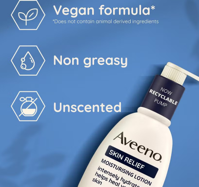 Aveeno Skin Relief Moisturising Body Lotion For Very Dry Skin 500ml Aveeno