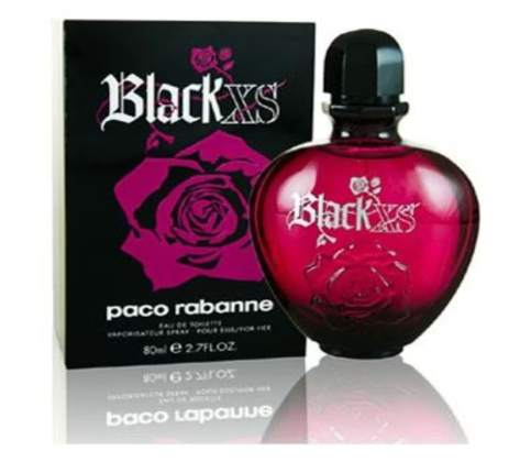 Paco Rabanne Black XS Eau De Toilette For Women - Oriental Woody Luxury Fragrance 80ml Paco Rabanne