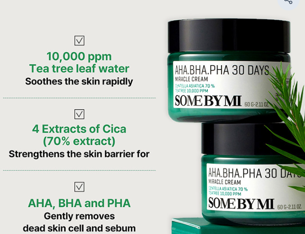 Some By Mi AHA BHA PHA 30 Days Miracle Cream 60g SOME BY MI