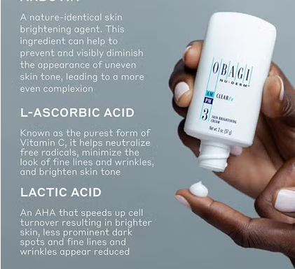 Obagi Nu Derm Clear Fx Skin Brightening Face Cream 57g