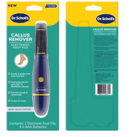 Dr.Scholl's Callus Remover Electronic Foot File