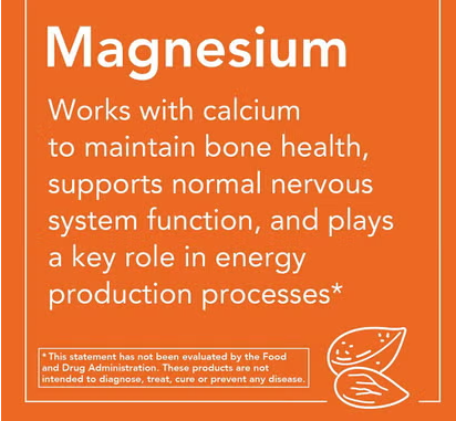 Now Magnesium 400mg Capsules For Energy Production & Nervous System Support, Pack of 180's