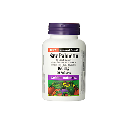 WEBBER NATURALS SAW PALMETTO MENS 160MG SOFTGEL 60s