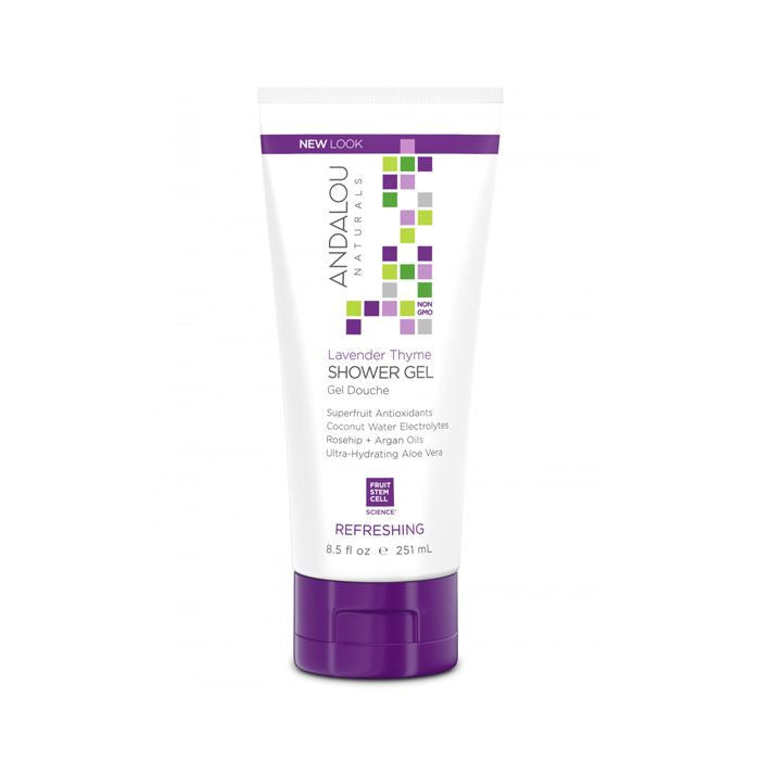Andalou Naturals Lavender Thyme Refreshing Shower Gel - 251ml