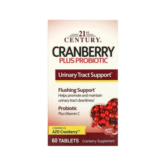 21st Century Cranberry Plus Probiotics 60 Tablets 21st Century
