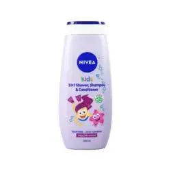 Nivea Kids 3In1 Shower Shampoo and Conditioner with Magic Berry Scent- 250ml Nivea