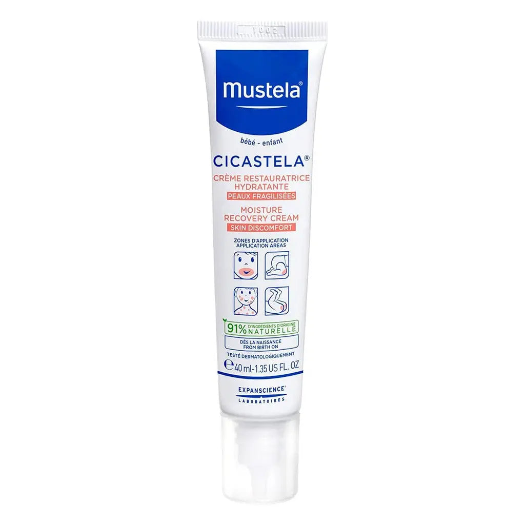 Mustela Baby Cicastela Moisture Recovery Cream For Skin Discomfort 40ml Mustela
