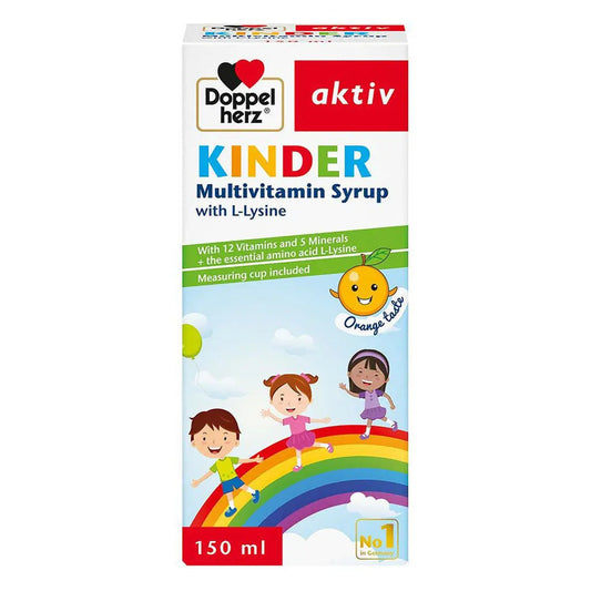Doppelherz aktiv Kinder Multivitamin Syrup With L-Lysine 150ml Doppelherz