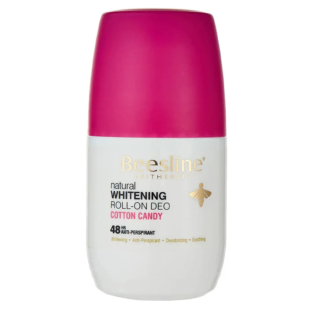 Beesline® Apitherapy Whitening Aluminium Free Deodorant Roll-On Cotton Candy 50 mL Beesline