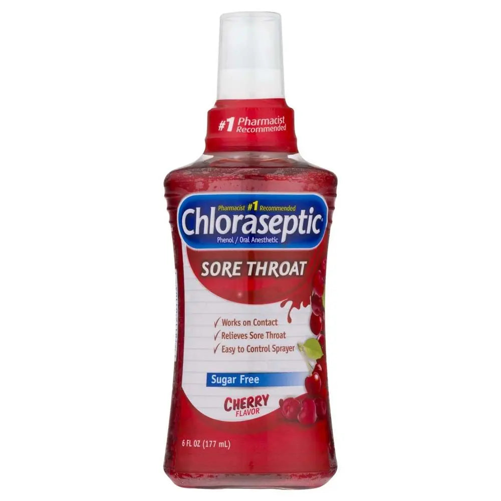 Chloraseptic Sore Throat Cherry Spray 177 mL Chloraseptic