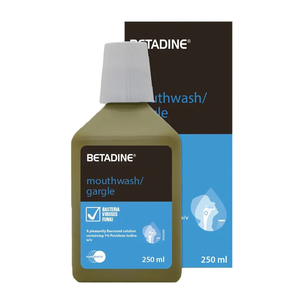 Betadine Mouthwash/Gargle 250 mL Betadine