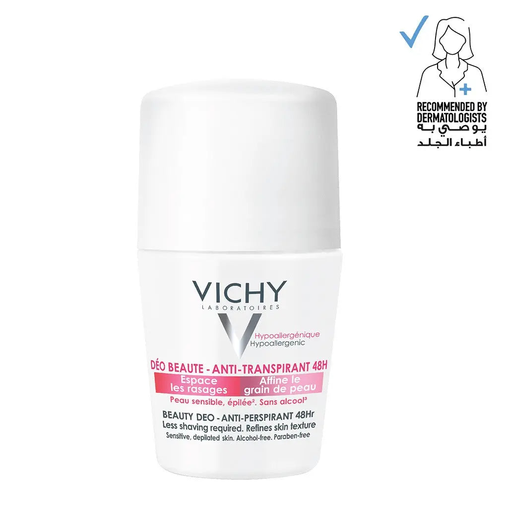 Vichy 48 Hours Anti Perspirant Beauty Deodorant Roll-On For Women 50ml Vichy