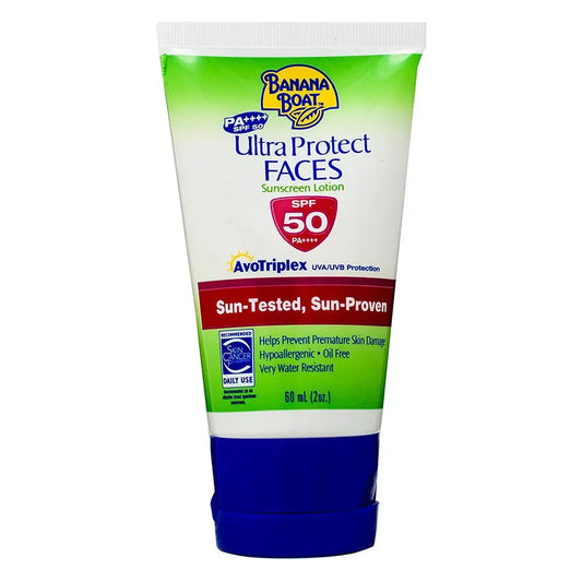 Banana Boat Ultra Protect Faces SPF50 Sunscreen Lotion 60 mL Banana Boat