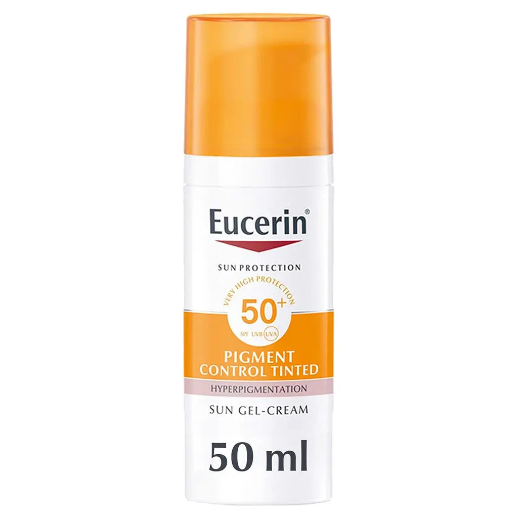 Eucerin Sun Pigment Control Medium Tinted Gel-Cream SPF50+ Sunscreen For Hyperpigmentation 50ml Eucerin