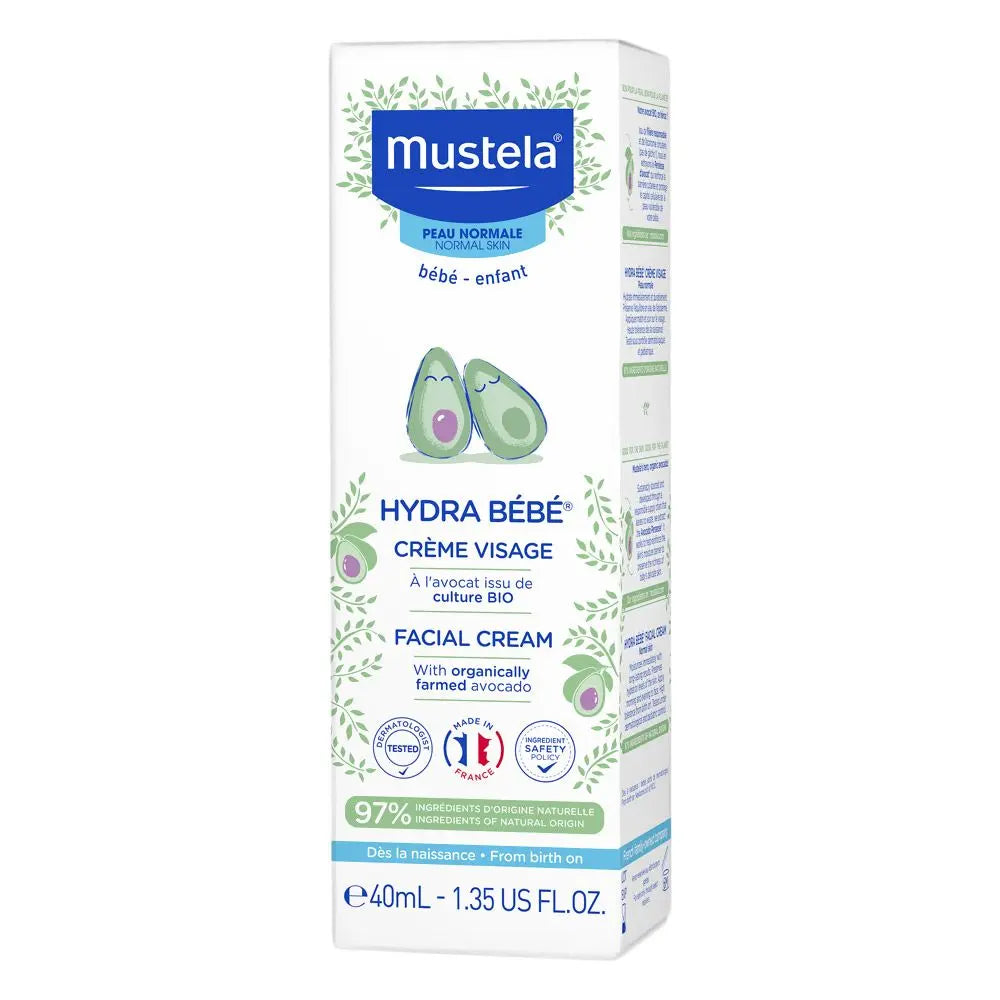 Mustela Baby Hydra Bebe Facial Cream With Avocado 40 mL Mustela