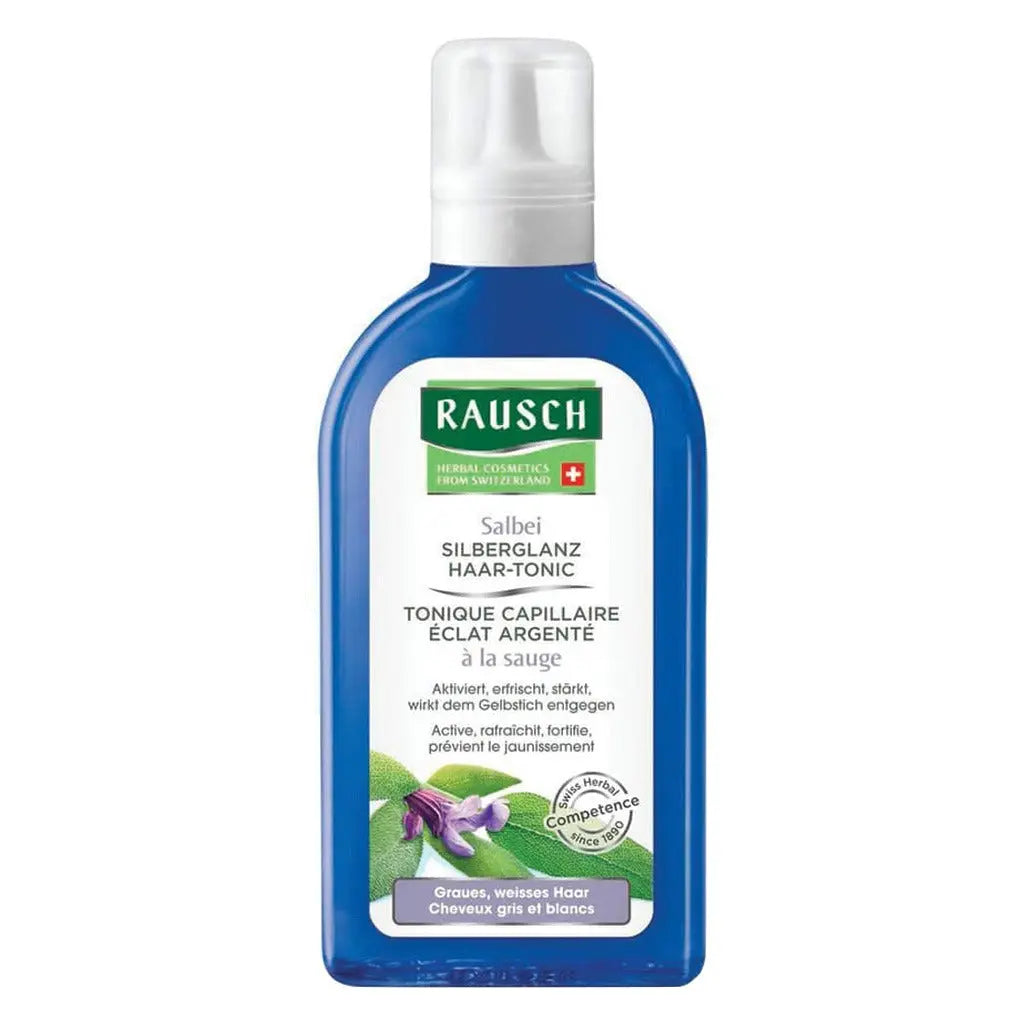 Rausch Swiss Sage Silver Shine Hair Tonic For Blonde or Grey Hair 200 mL Rausch