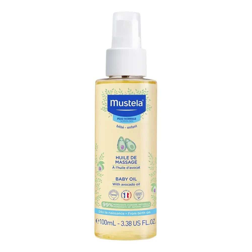 Mustela Baby Massage Oil with Avocado 100 mL Mustela