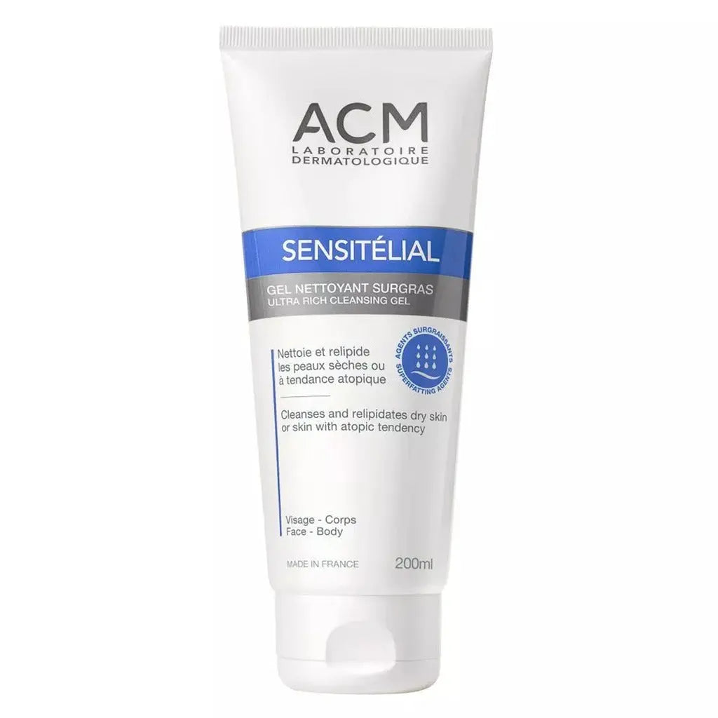 ACM Sensitelial Ultra Rich Cleansing Gel For Dry Skin 200ml ACM