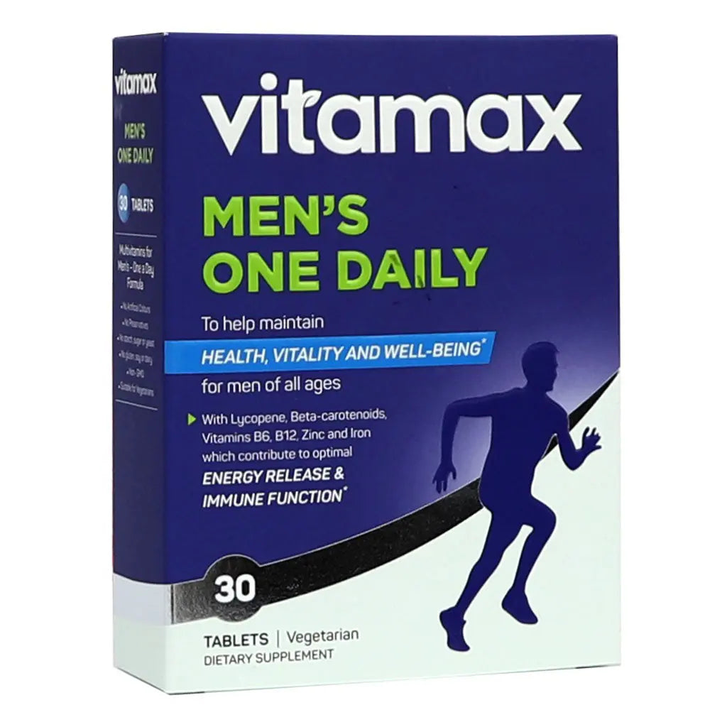 Vitamax Once Daily Men's Multivitamin Supplement Tablets, Pack of 30's Vitamax