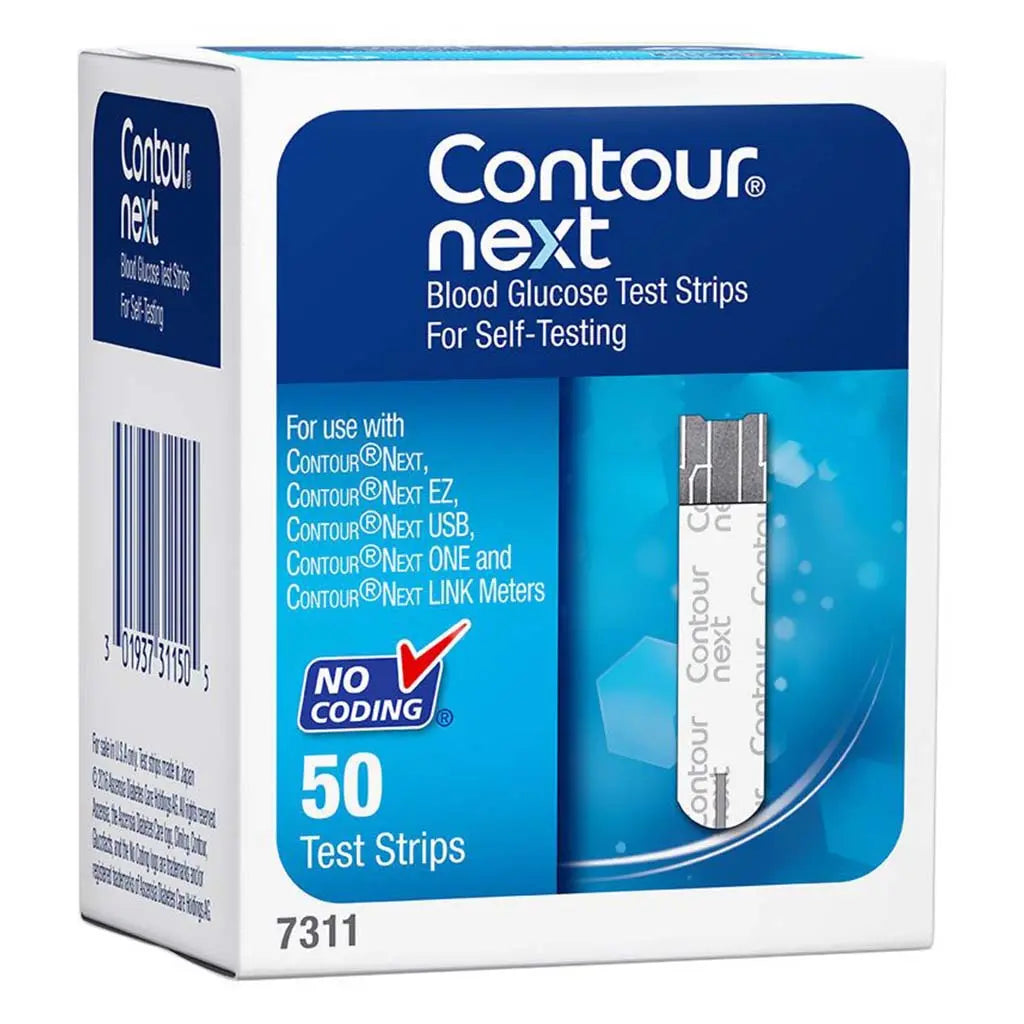 Ascensia Contour Next Blood Glucose Test Strips 50's Ascensia