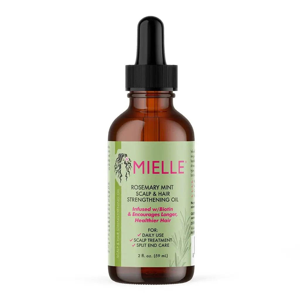 Mielle Rosemary Mint Scalp & Hair Strengthening Oil Infused With Biotin For All Hair Types 59ml Mielle