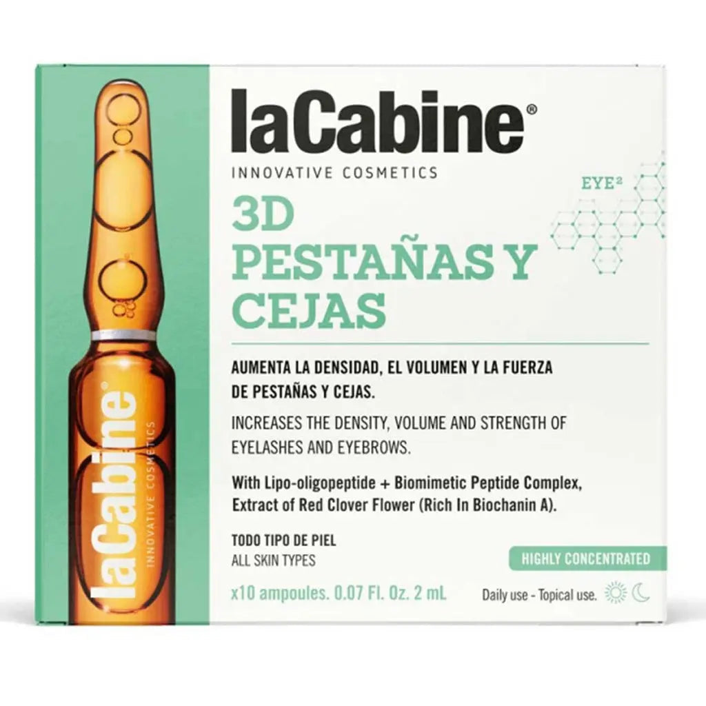 LaCabine 3D Eyelashes And Eyebrows Ampoules 2ml 10's LaCabine