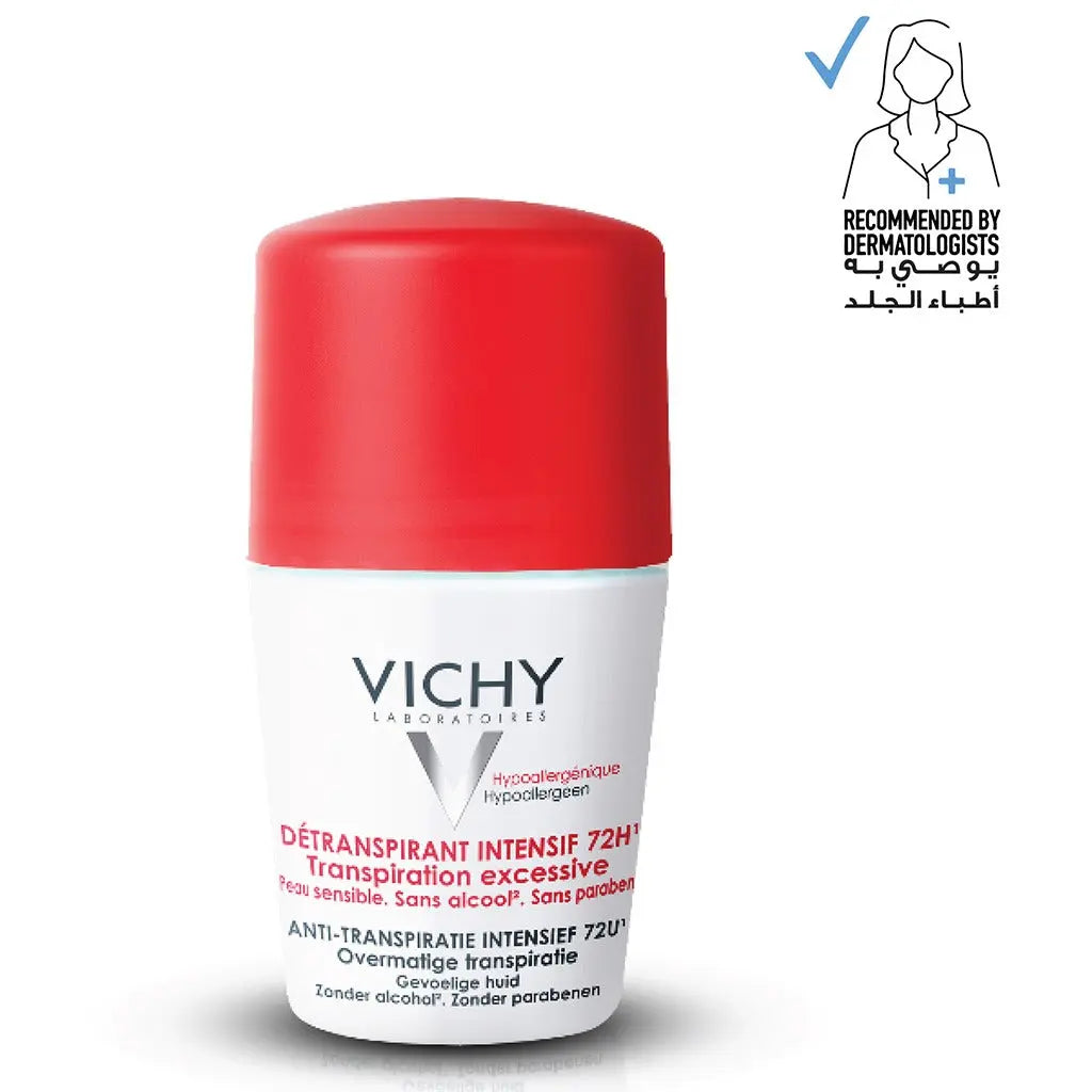 Vichy 72 Hours Stress Resist Anti-Perspirant Deodorant Roll-On For Excessive Perspiration 50ml Vichy