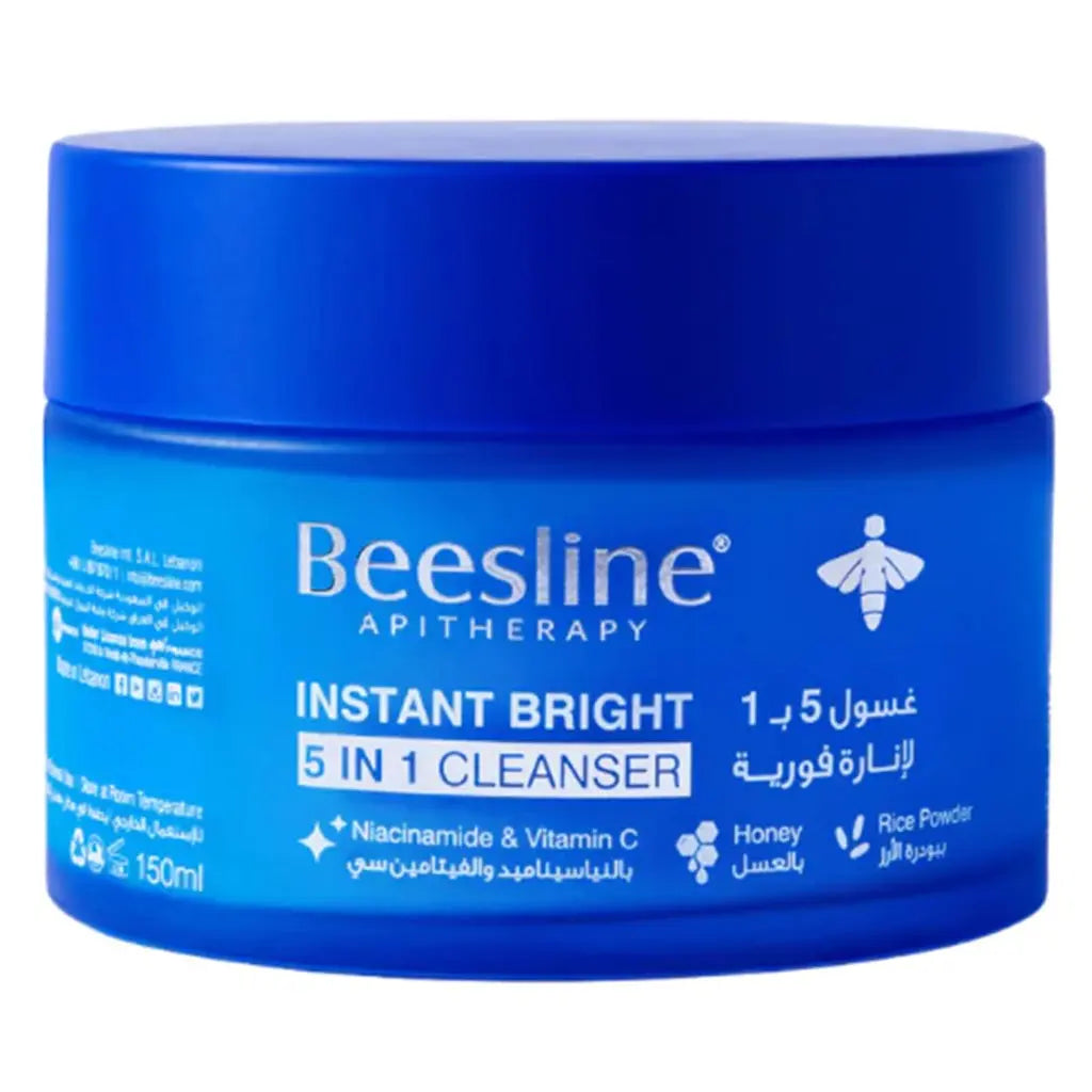 Beesline 5 In 1 Instant Bright Cleanser with Niacinamide and Vitamin C 150ml Beesline