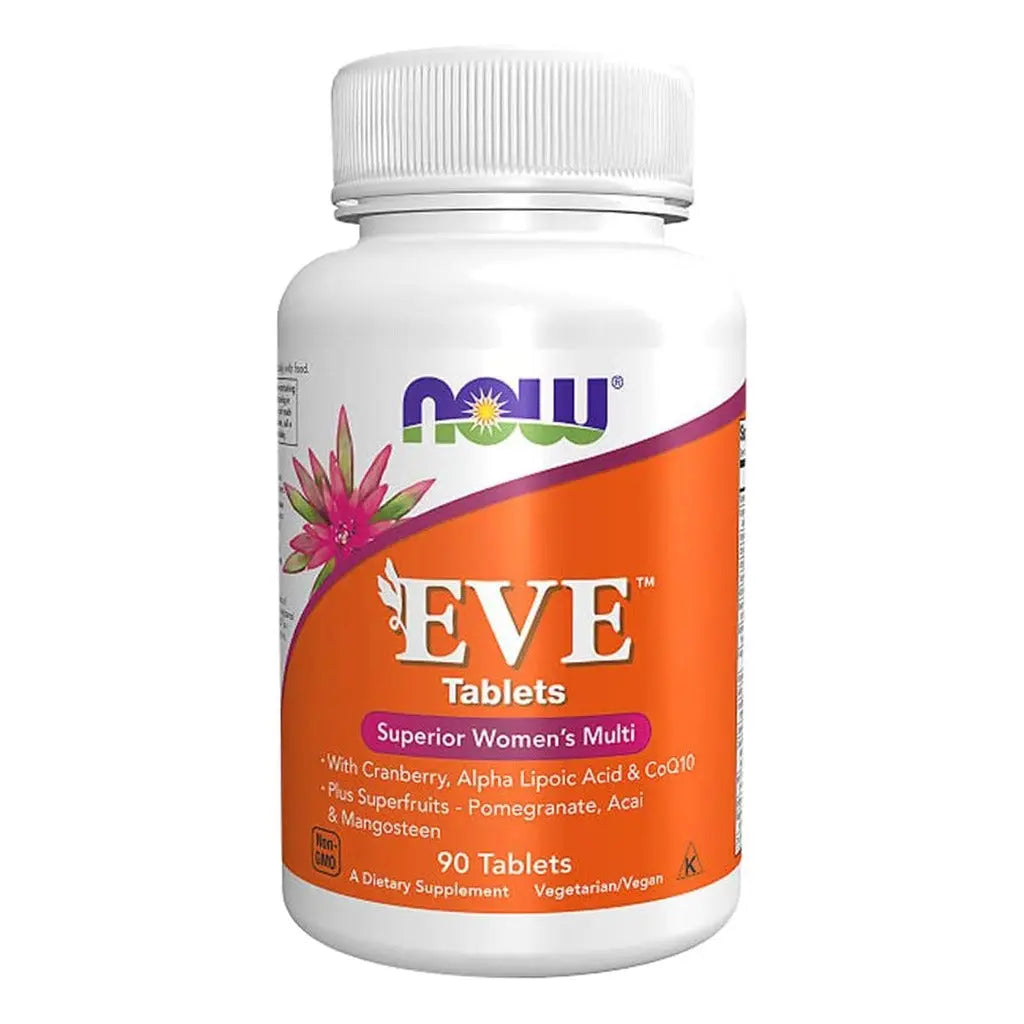 Now Eve Multivitamin Multimineral Tablets For Overall Wellness of Women, Pack of 90's Now