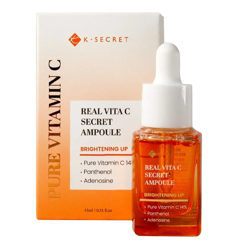 K-Secret Real Vita C Secret Brightening Up & Tone Evening Ampoule 15ml K-Secret