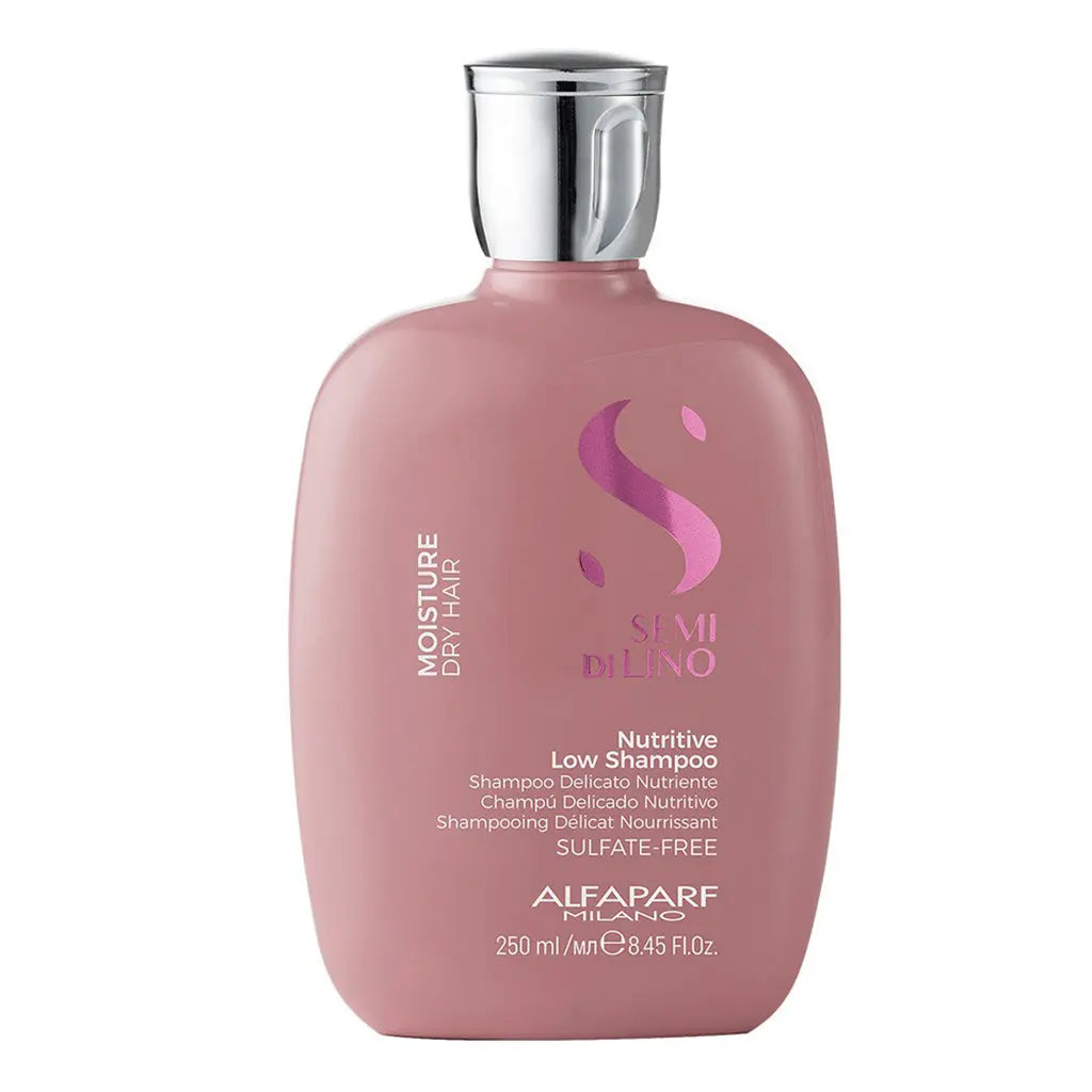 Alfaparf Milano Semi Di Lino Moisture Nutritive Sulfate Free Low Shampoo For Dry Hair 250ml Alfaparf