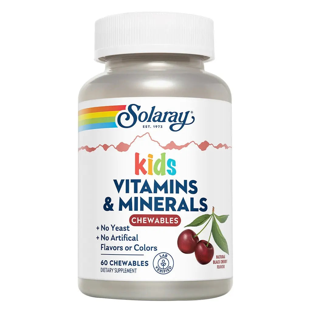 Solaray Kids Vitamins & Minerals Chewables, Pack of 60's Solaray