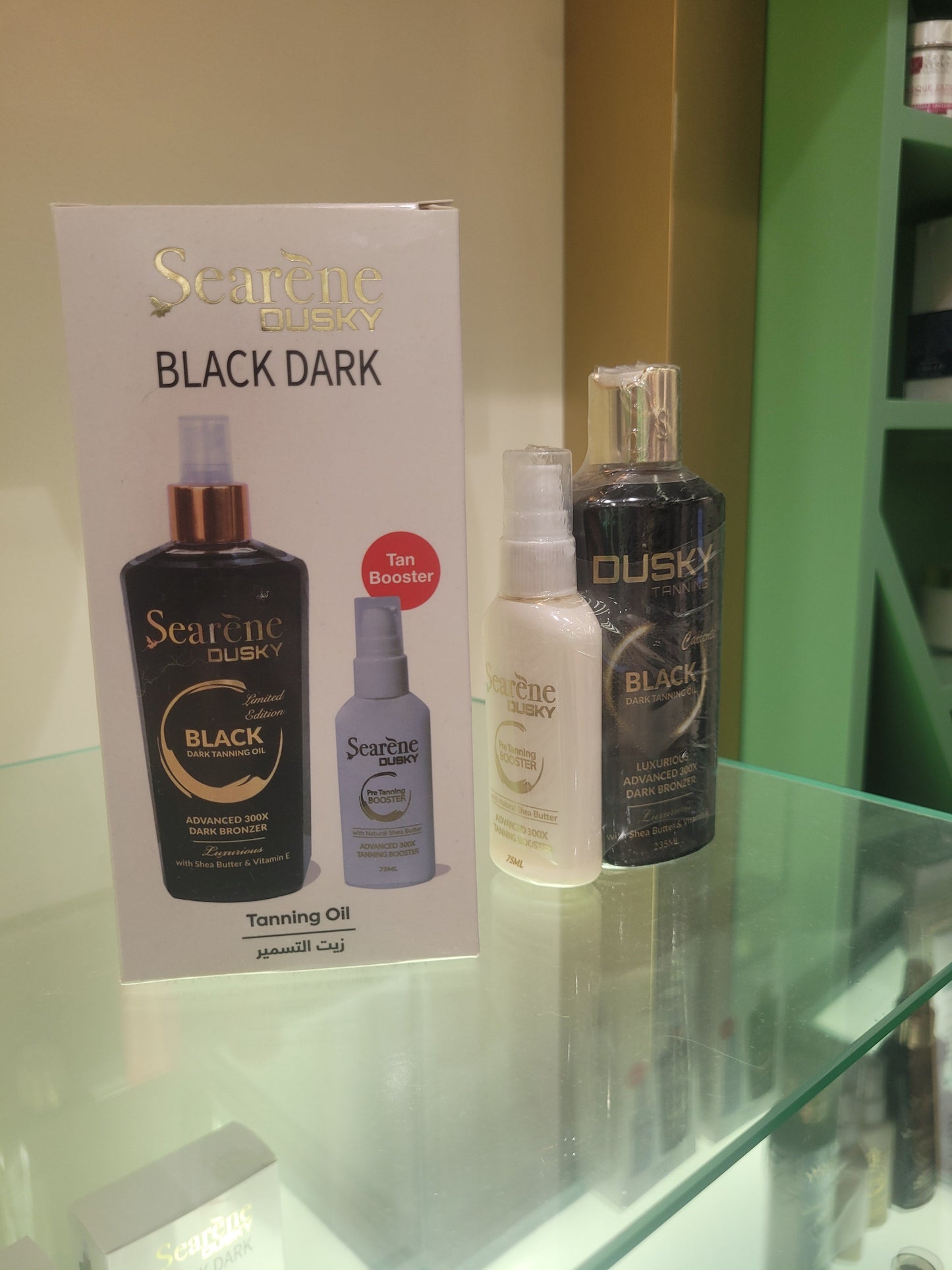 Dusky Black Dark Tanning Oil Moisturizing Tanning Oil + Tanning booster
